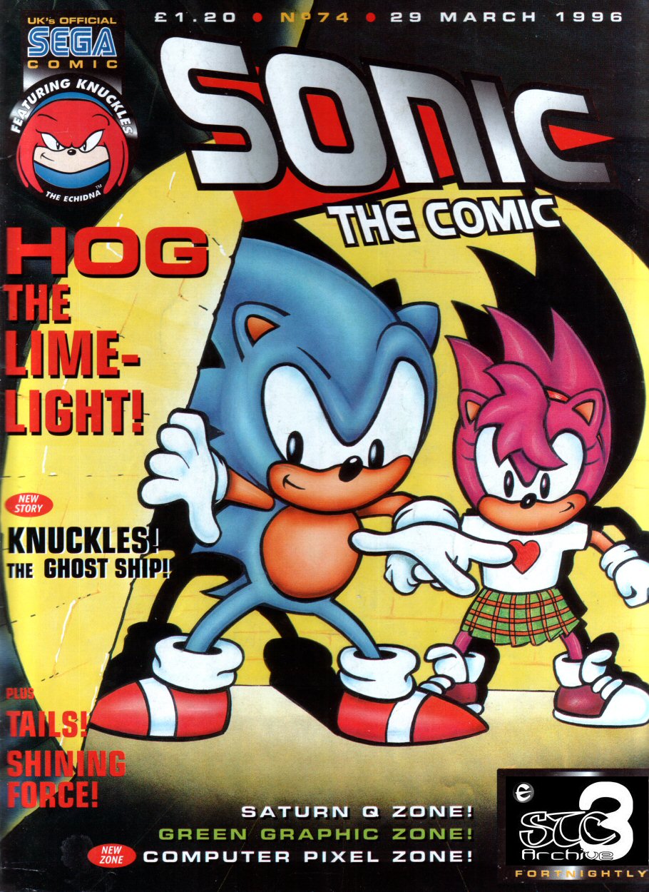 Sonic - The Comic Issue No. 074 Comic cover page